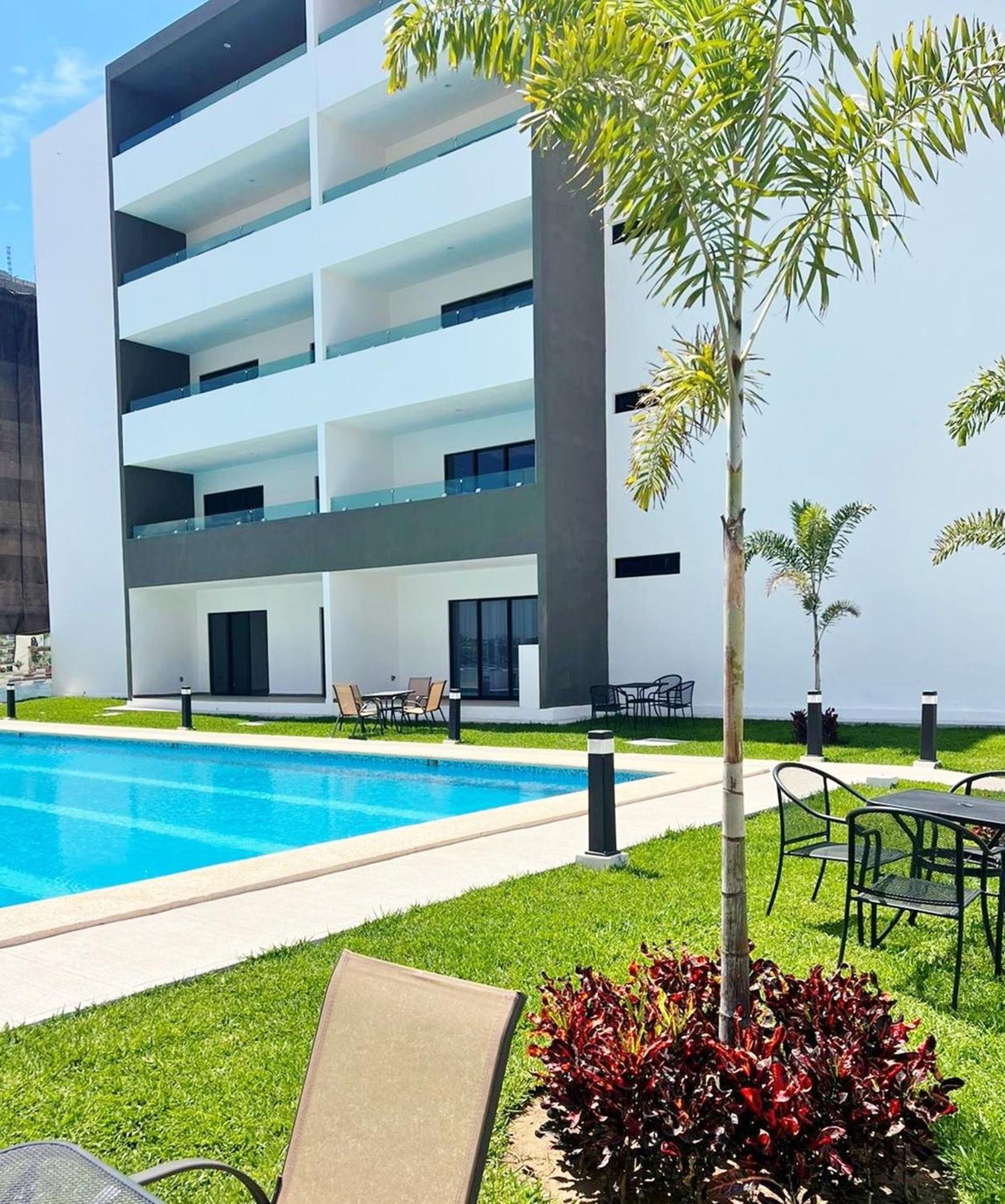 Apartment Marina Cerritos Coral Del Mar - 4 Albercas De Lujo - 1 Min Playas Mazatlan
