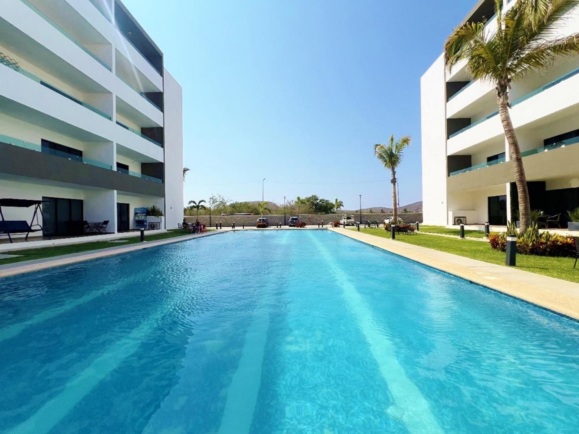 Marina Cerritos Coral Del Mar - 4 Albercas De Lujo - 1 Min Playas Apartment Mazatlan