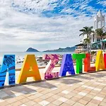 Departamento El Tesoro #1 - Azul Turquesa - 3 Min Malecon