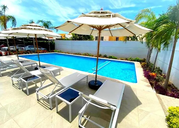 Excelente Departamento Con Alberca Cerca De Playa - Residencial Coto Mareta I