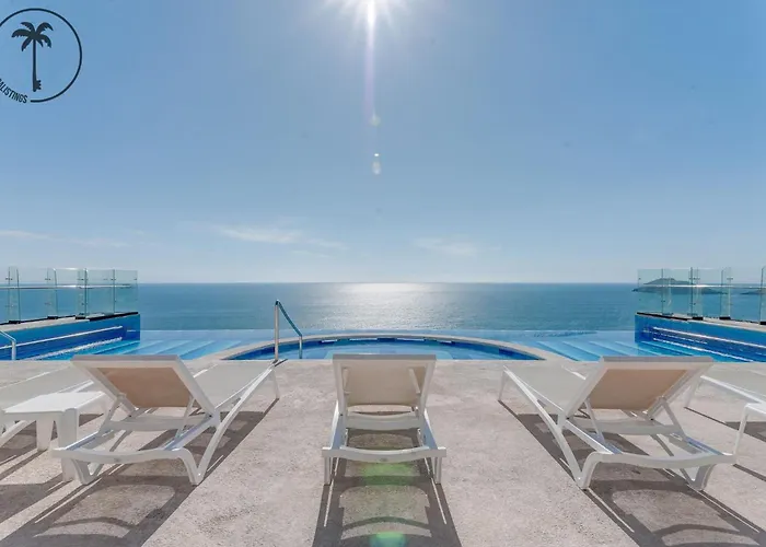 Terraza Con Vista Al Mar, Bbq Y Piscina