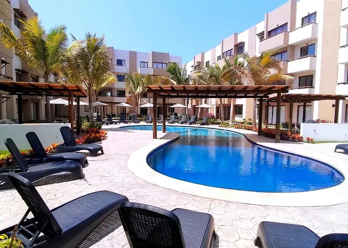Condominio Ambar Espectacular Area De Alberca A 100 Mts Playa