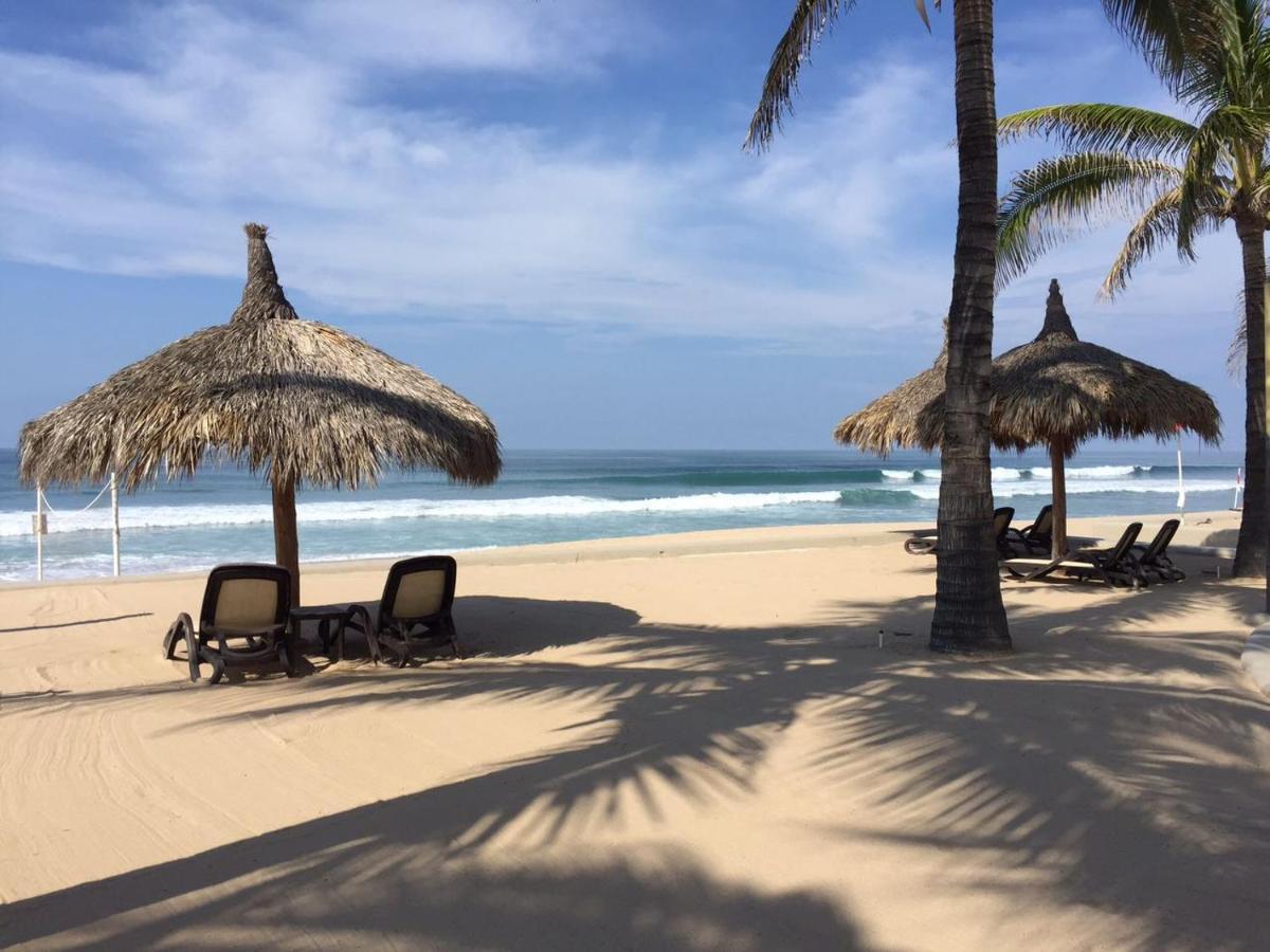 A Pie De Playa Con Alberca Jacuzzi Vista Al Mar