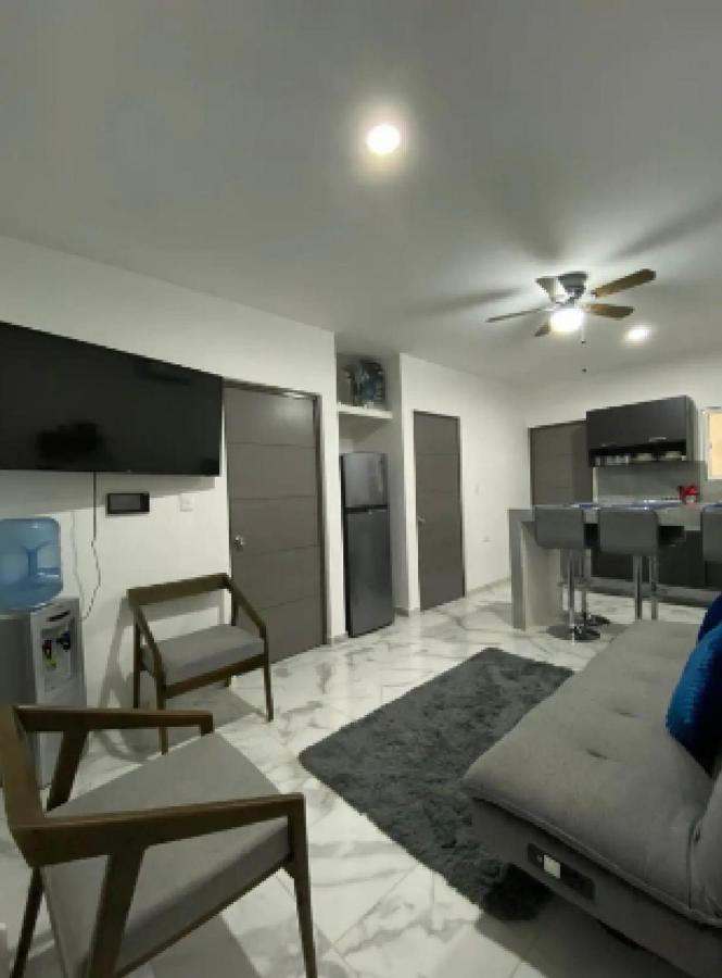 Departamento El Tesoro #1 - Azul Turquesa - 3 Min Malecon Apartamento *