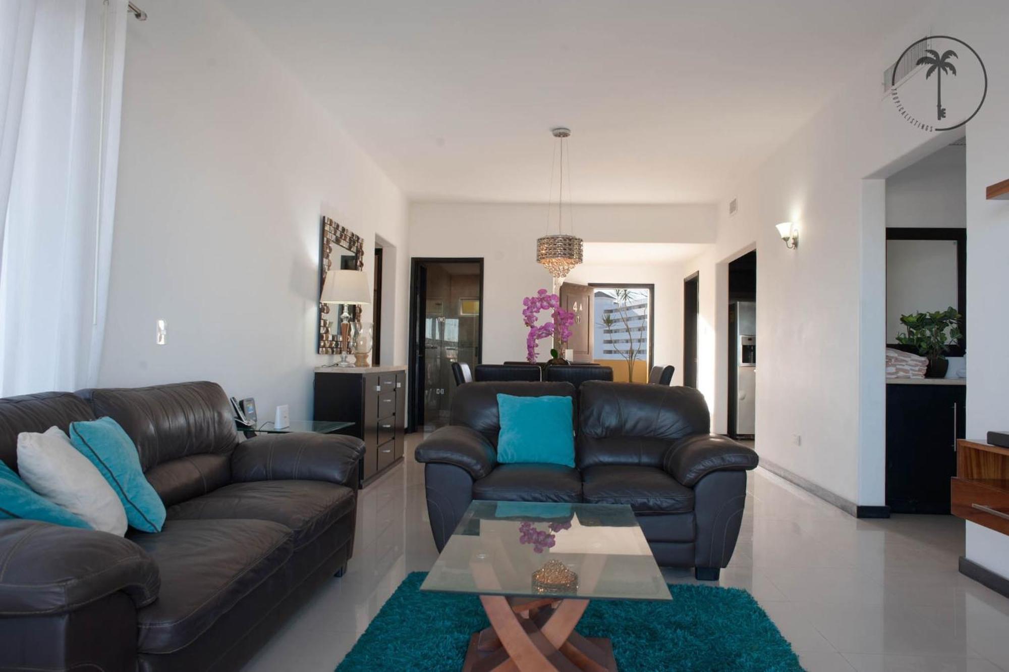 Apartment Spacious With Pool Facing The Ocean In - Marina