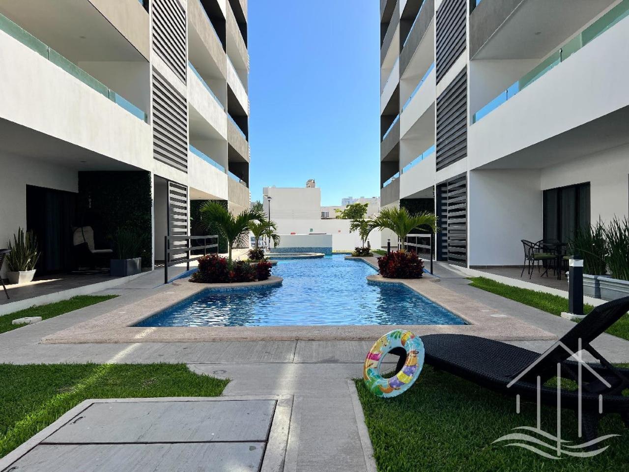 Apartamento New~promo~2 Queen Beds~near Beach~poolside~sleep 6 Mazatlán