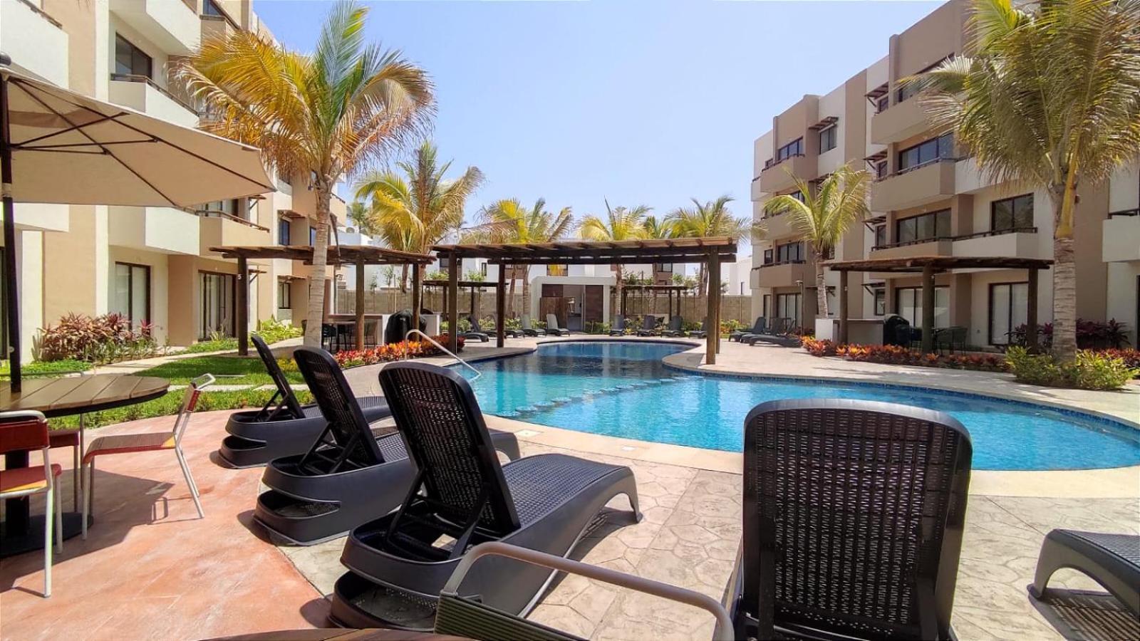 Ambar Espectacular Area De Alberca A 100 Mts Playa Apartment Mazatlan