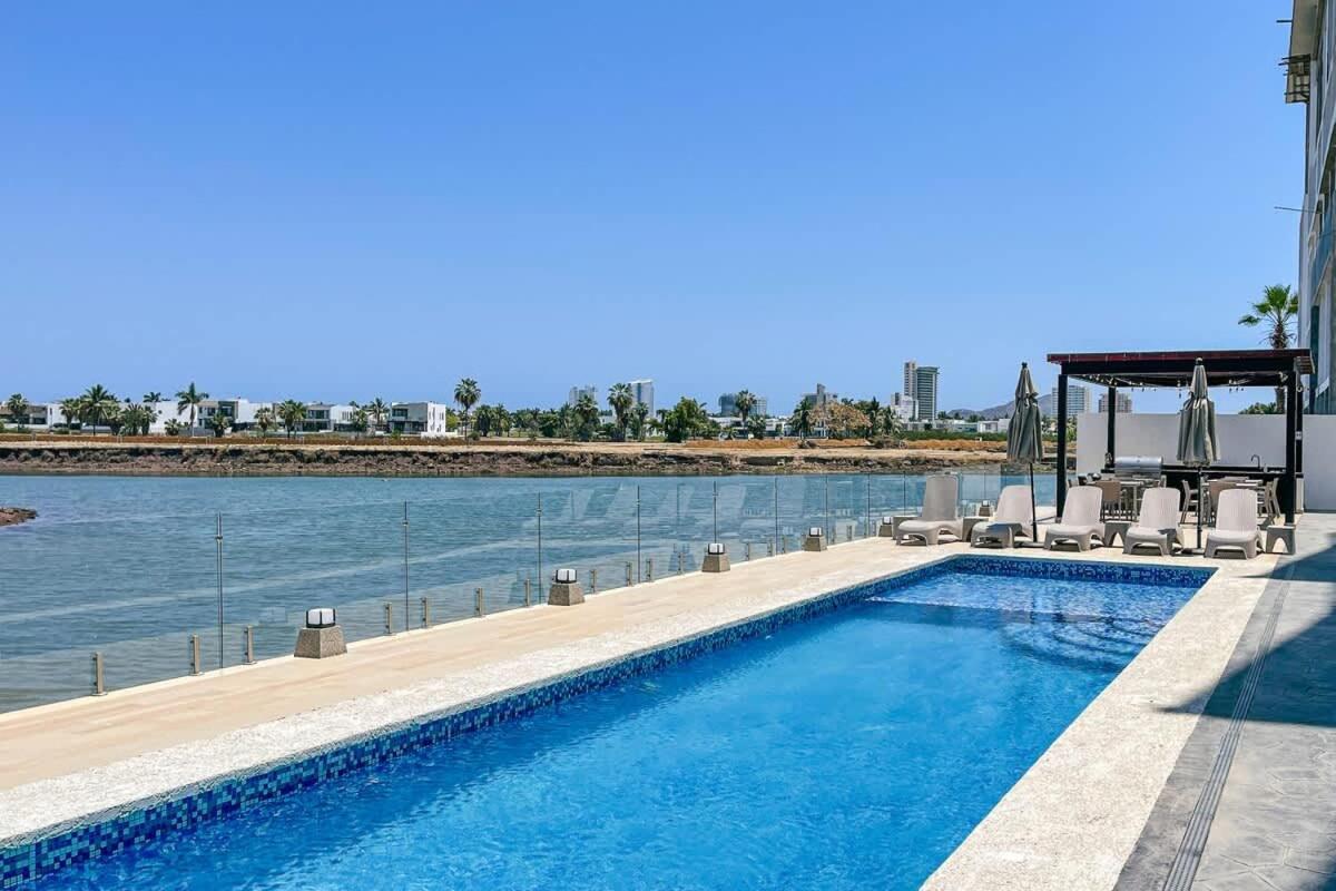 Departamento En Marina Mazatlan, A 5 Min De Playa, Con Alberca - 3d Apartment Mazatlan