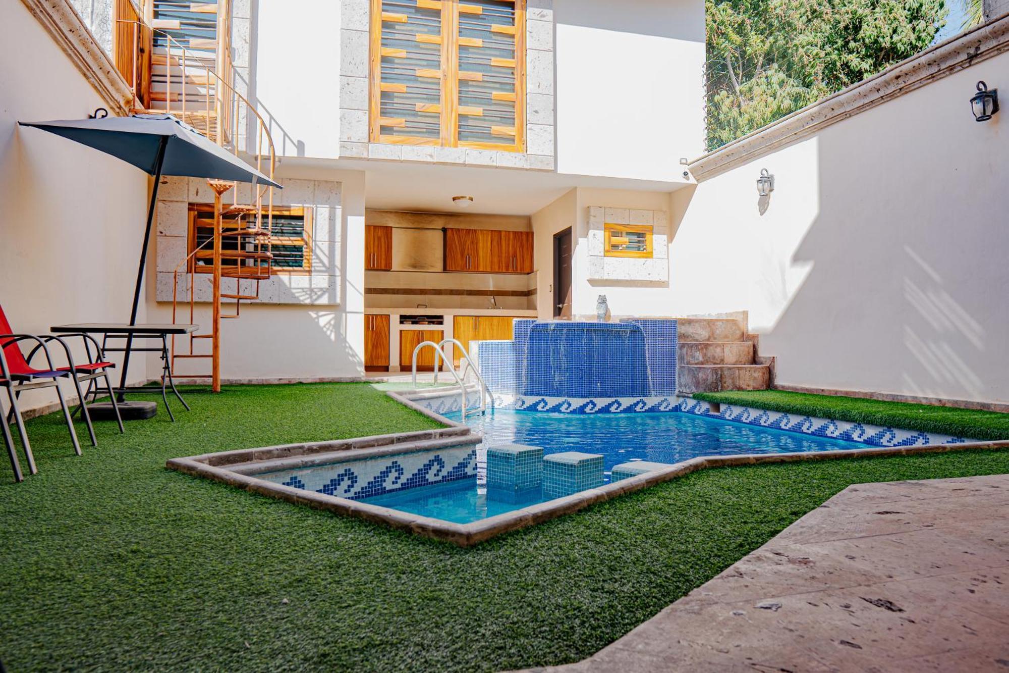 Casa Con Alberca En Excelente Ubicacion, Grupos Grandes De Personas Villa Mazatlan